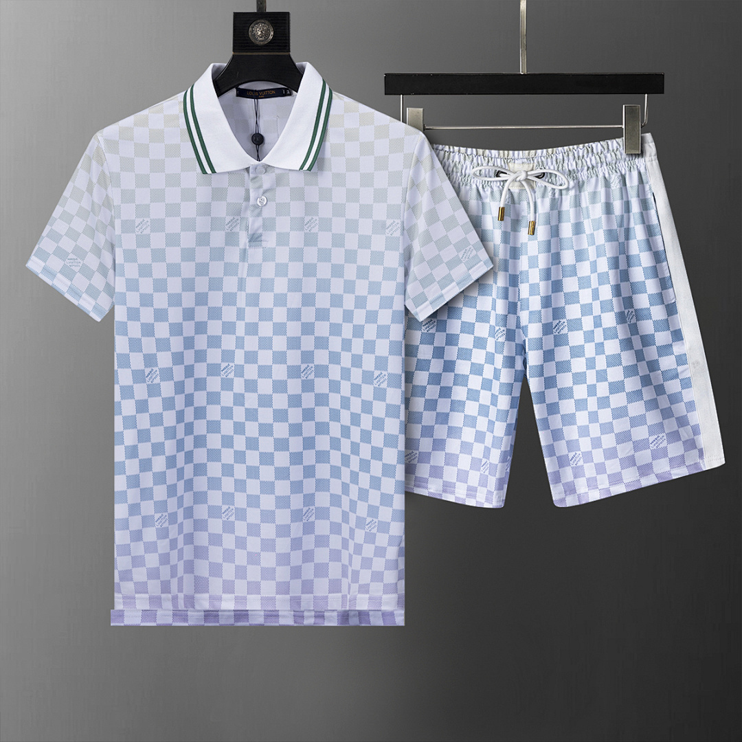 Picture of Men's polo shirt and shorts set