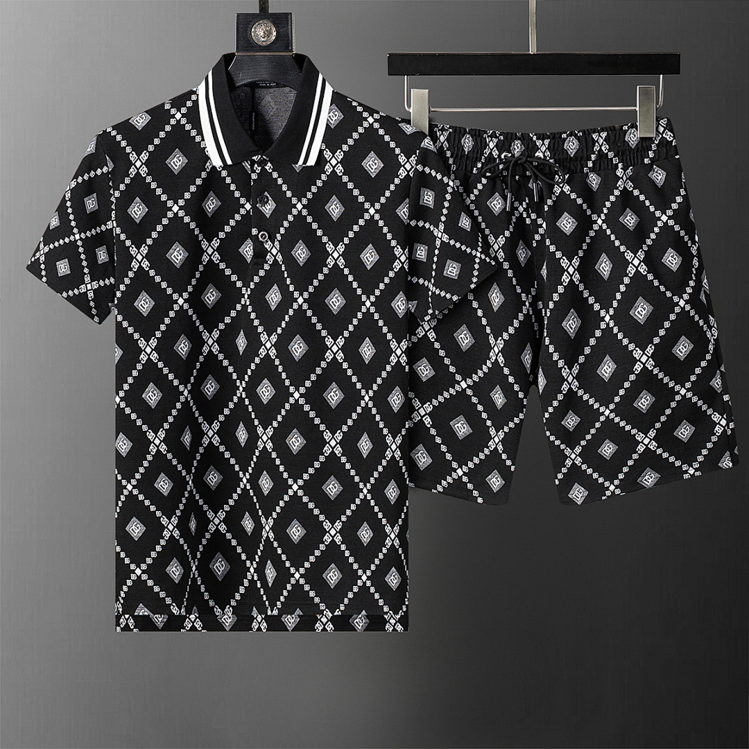 Picture of Men's short-sleeved Polo shirt set