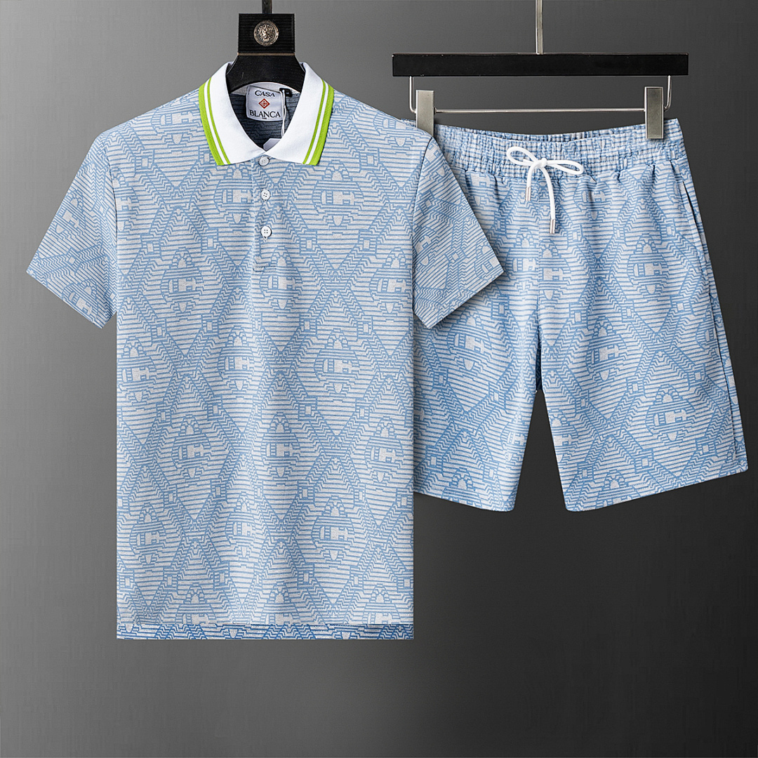 Picture of Men's short-sleeved Polo shirt set