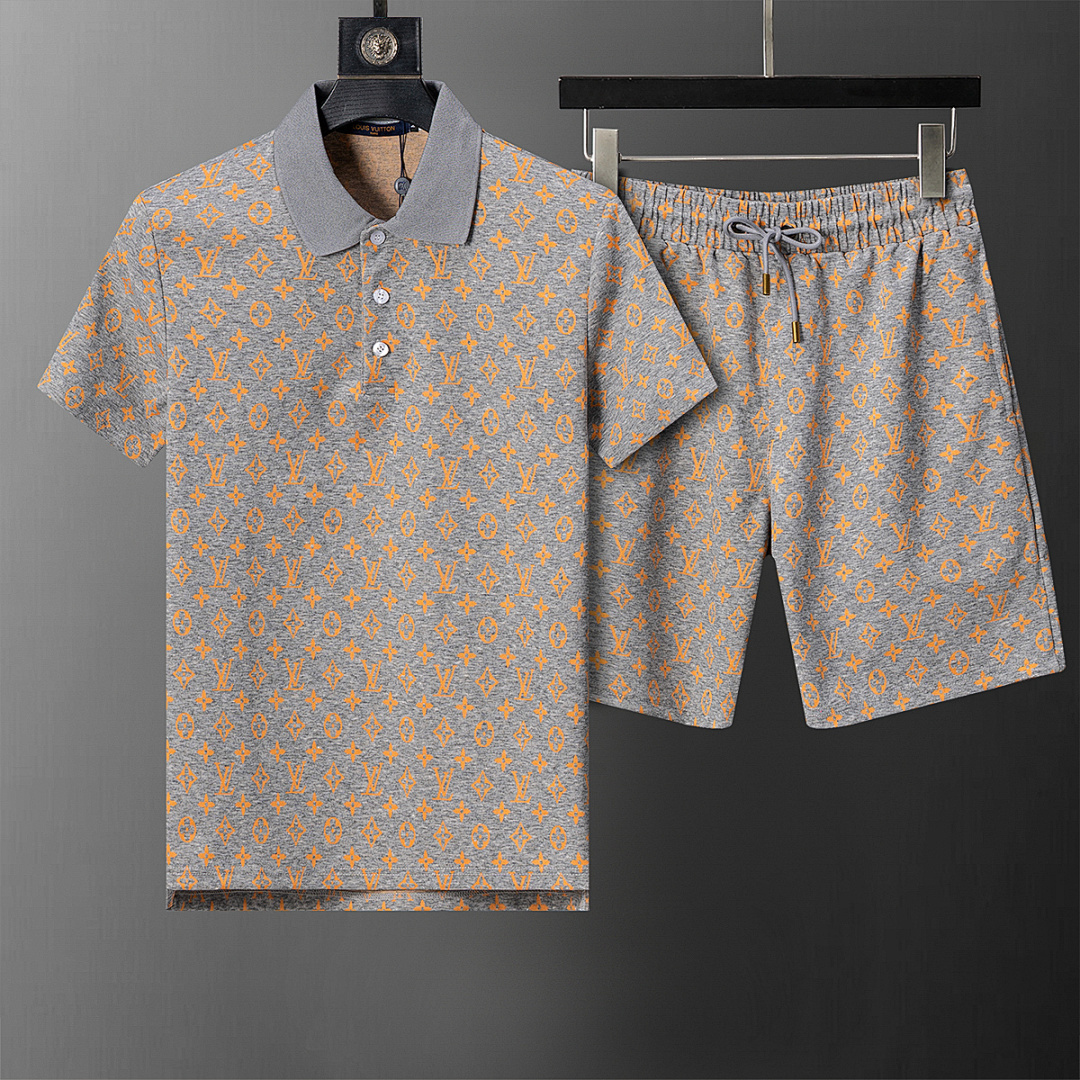 Picture of Men's short-sleeved Polo shirt set