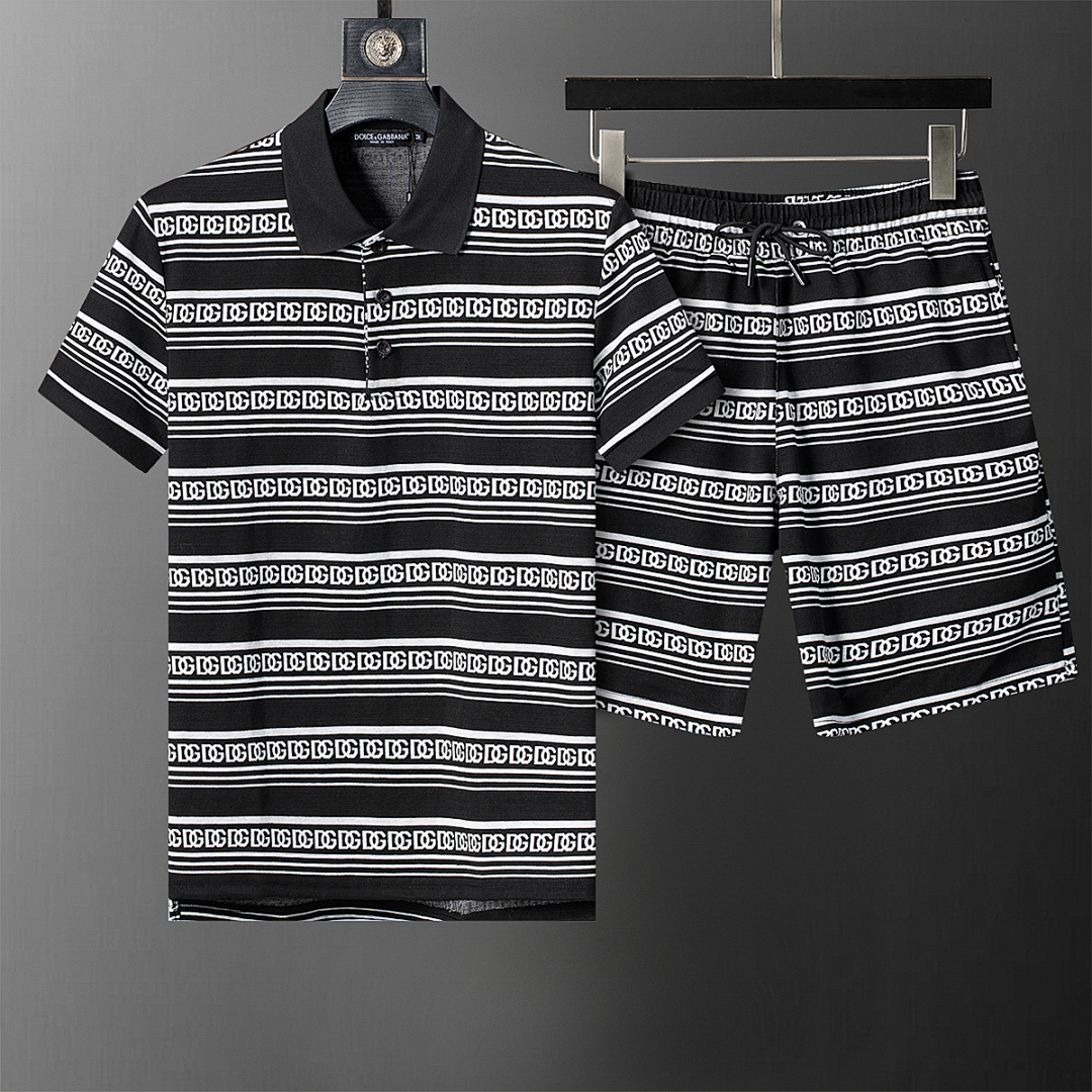 Picture of Men's short-sleeved Polo shirt set