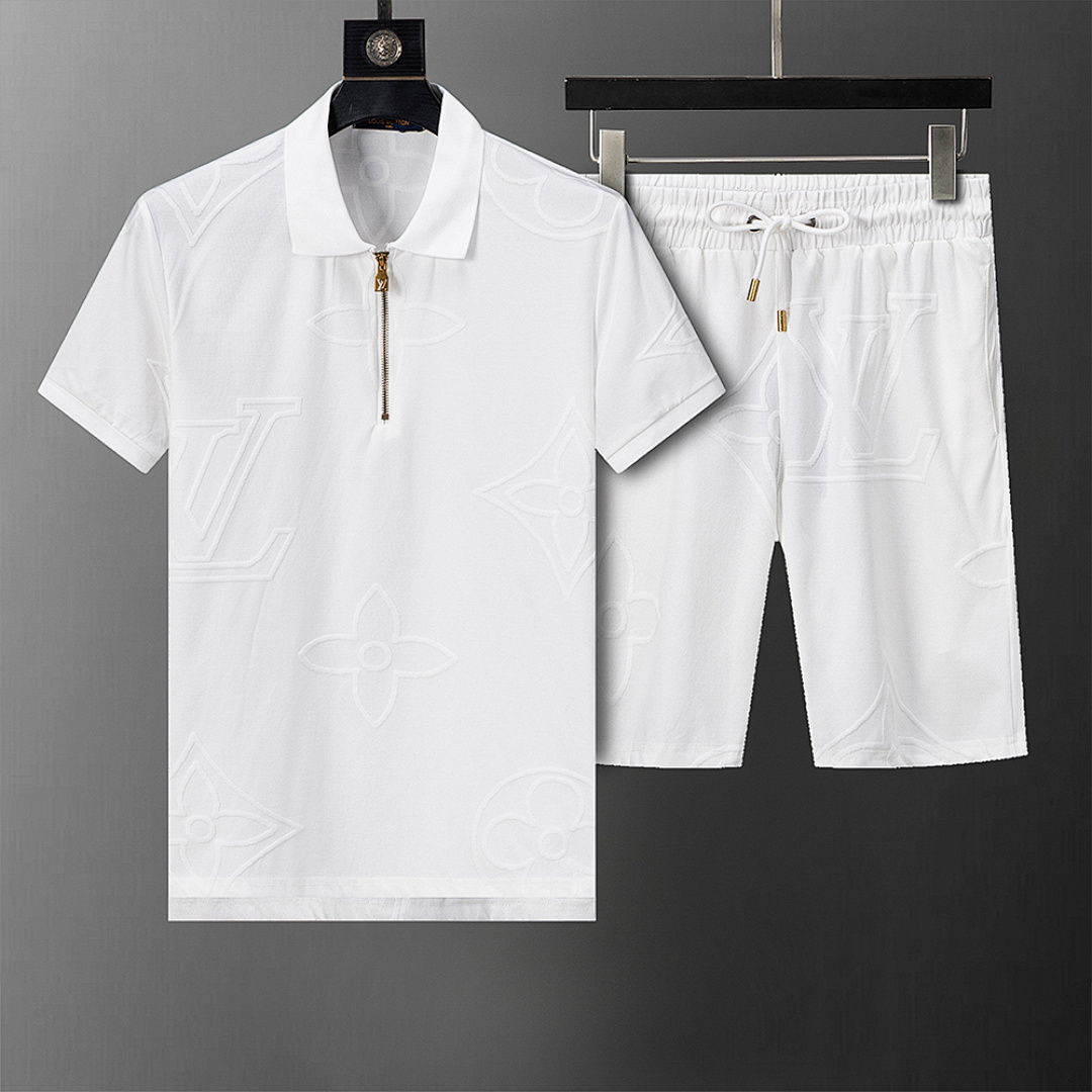 Picture of Men's polo shirt and shorts set